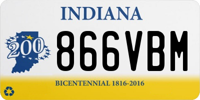 IN license plate 866VBM