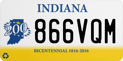 IN license plate 866VQM