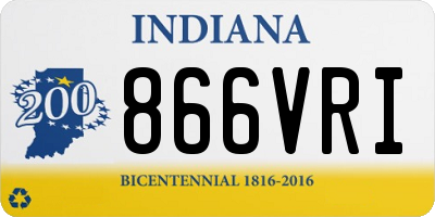 IN license plate 866VRI