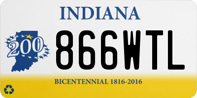 IN license plate 866WTL