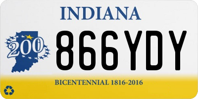 IN license plate 866YDY