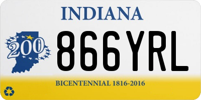 IN license plate 866YRL