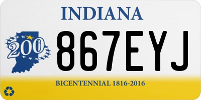 IN license plate 867EYJ