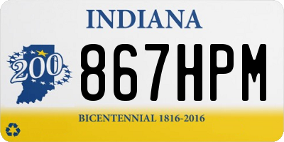 IN license plate 867HPM