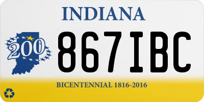 IN license plate 867IBC