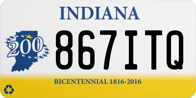 IN license plate 867ITQ