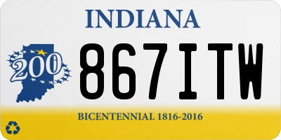 IN license plate 867ITW