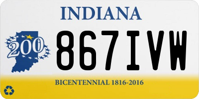 IN license plate 867IVW