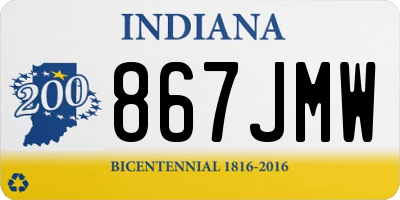 IN license plate 867JMW