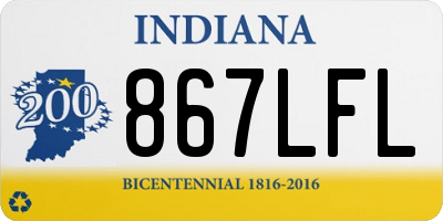 IN license plate 867LFL