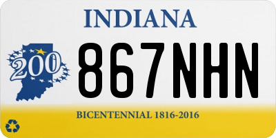 IN license plate 867NHN