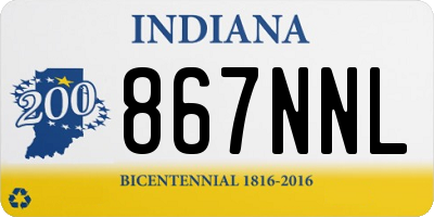 IN license plate 867NNL