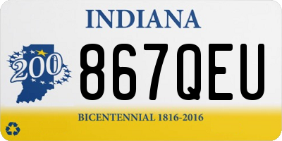 IN license plate 867QEU