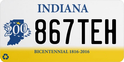 IN license plate 867TEH