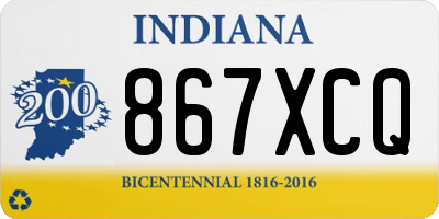 IN license plate 867XCQ