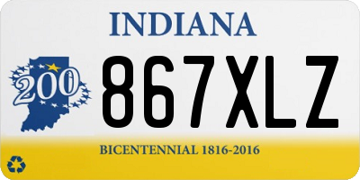 IN license plate 867XLZ