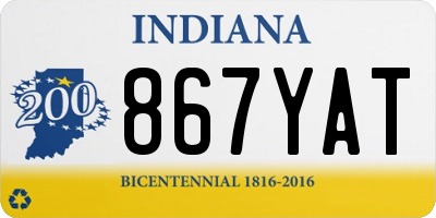 IN license plate 867YAT