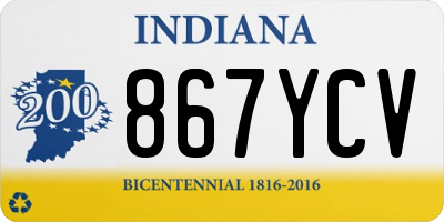IN license plate 867YCV