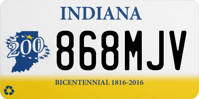 IN license plate 868MJV