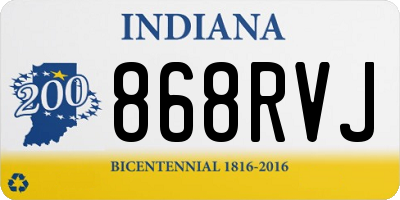 IN license plate 868RVJ