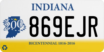 IN license plate 869EJR