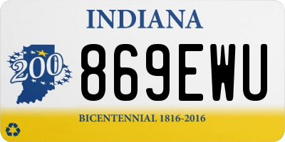 IN license plate 869EWU