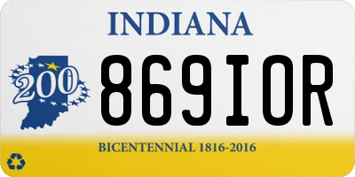 IN license plate 869IOR
