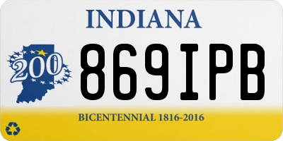 IN license plate 869IPB