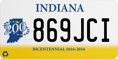IN license plate 869JCI