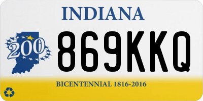 IN license plate 869KKQ
