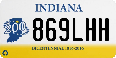 IN license plate 869LHH