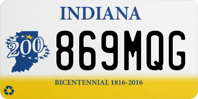 IN license plate 869MQG
