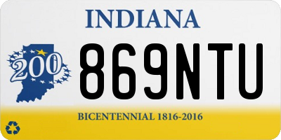 IN license plate 869NTU