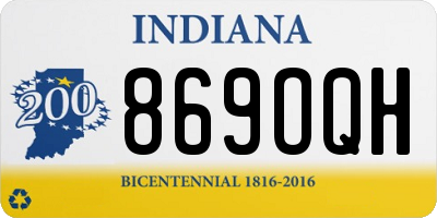 IN license plate 869OQH