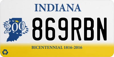IN license plate 869RBN