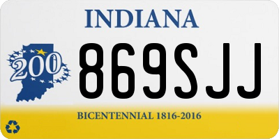 IN license plate 869SJJ