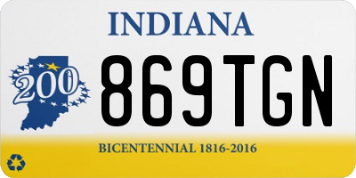 IN license plate 869TGN