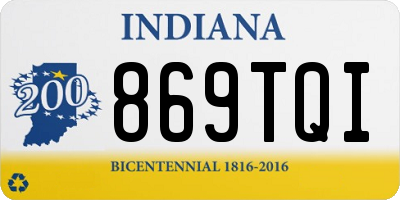 IN license plate 869TQI