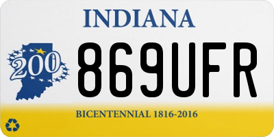IN license plate 869UFR