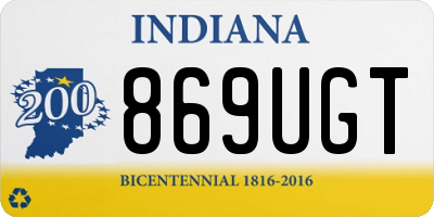 IN license plate 869UGT