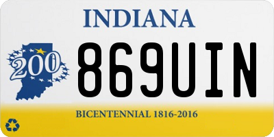 IN license plate 869UIN