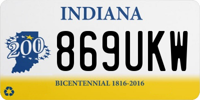IN license plate 869UKW