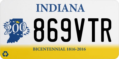 IN license plate 869VTR