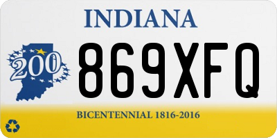 IN license plate 869XFQ