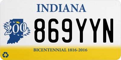 IN license plate 869YYN