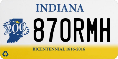 IN license plate 870RMH