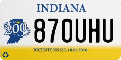 IN license plate 870UHU