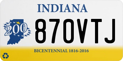 IN license plate 870VTJ
