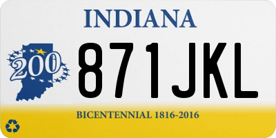 IN license plate 871JKL