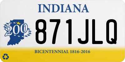 IN license plate 871JLQ